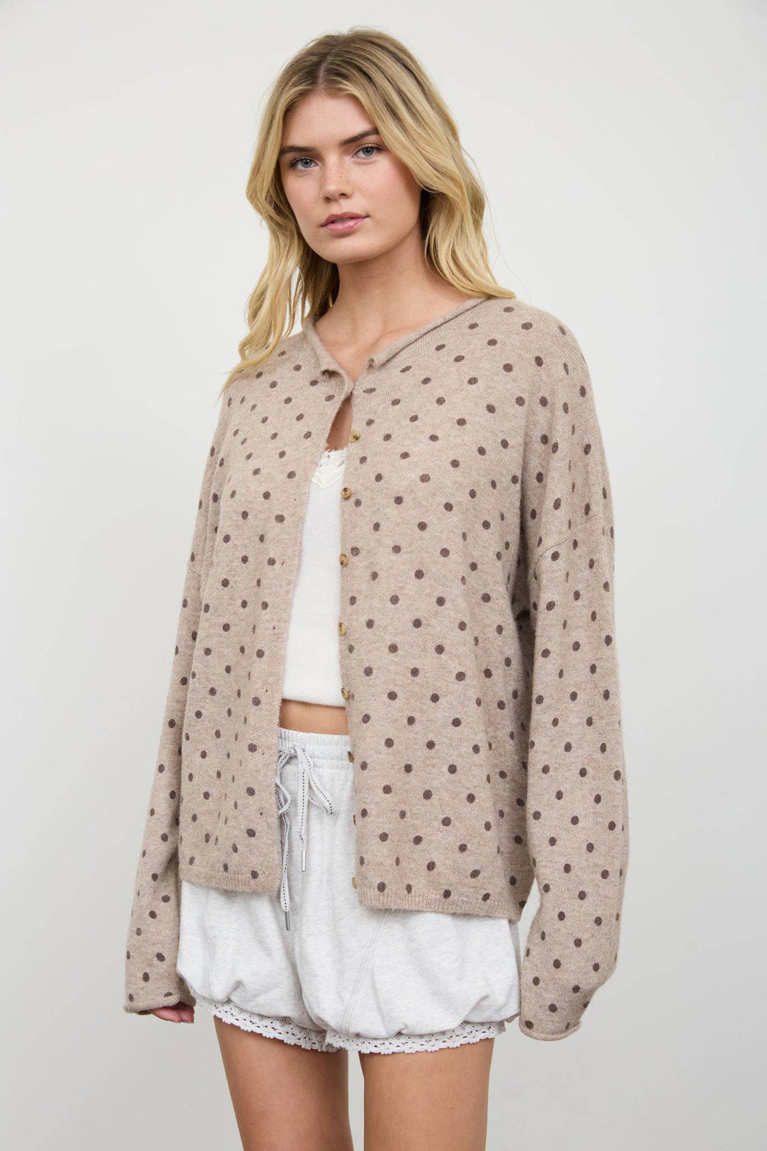 Mable Polka Dot Cardigan