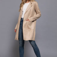 Haze Faux Suede Jacket (+)