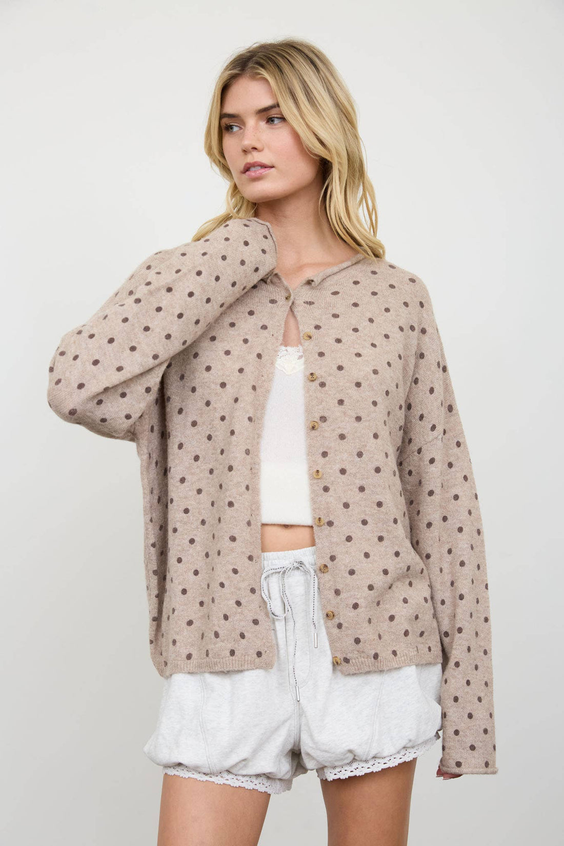 Mable Polka Dot Cardigan