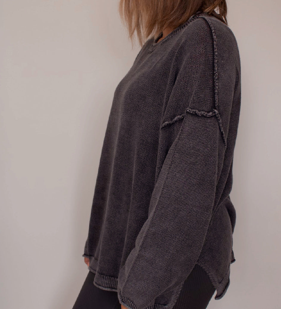 Andi Washed Crew Neck