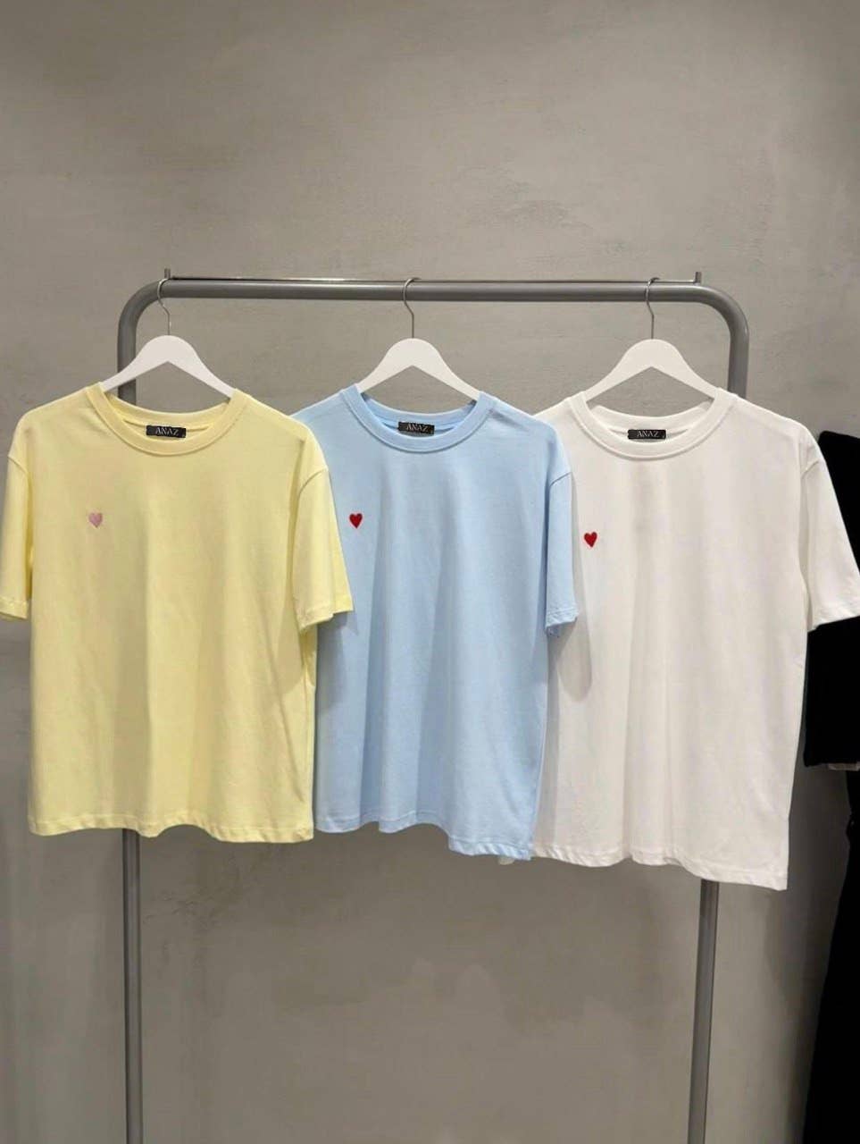 Alix Heart Embroidered Tee