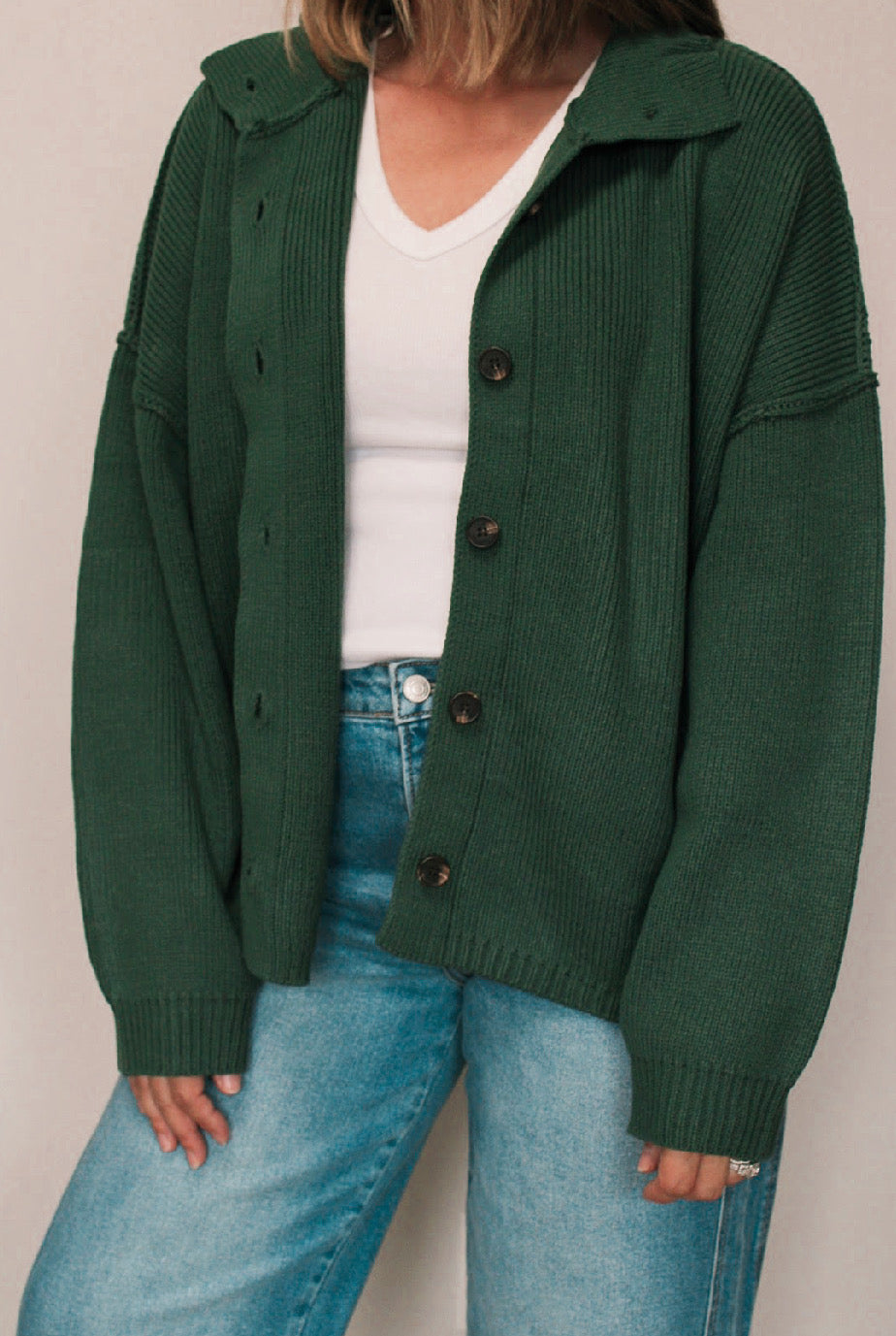 Keesha High Neck Cardigan