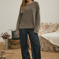 Indie Folded Cuff Sweater