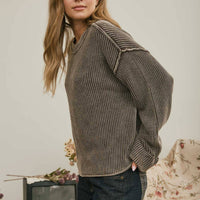Indie Folded Cuff Sweater