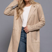 Haze Faux Suede Jacket (+)