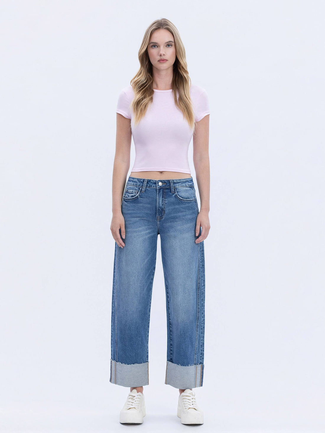 Joni Cuffed Barrel Jeans