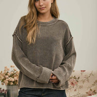 Indie Folded Cuff Sweater