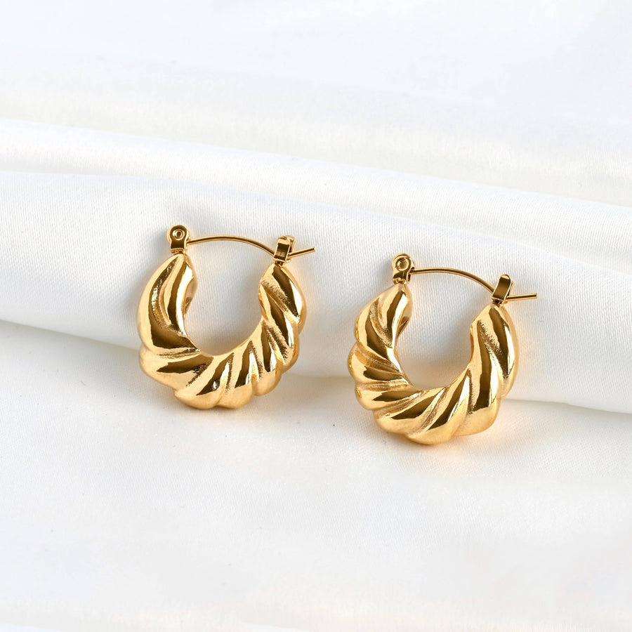 Chunky Croissant Hoops