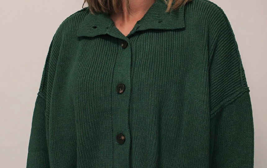 Keesha High Neck Cardigan