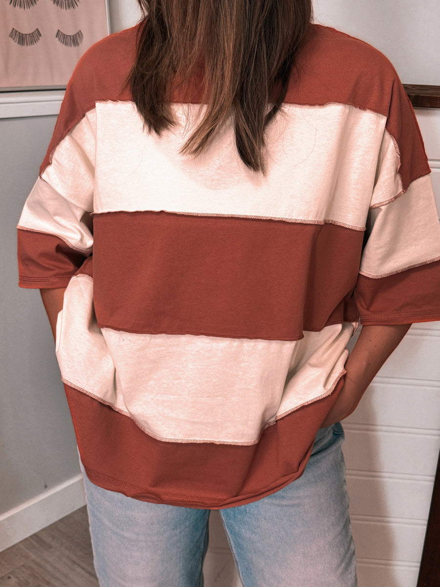 Polly Color Block Tee