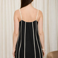 Gabby Stripe Linen Mini Dress