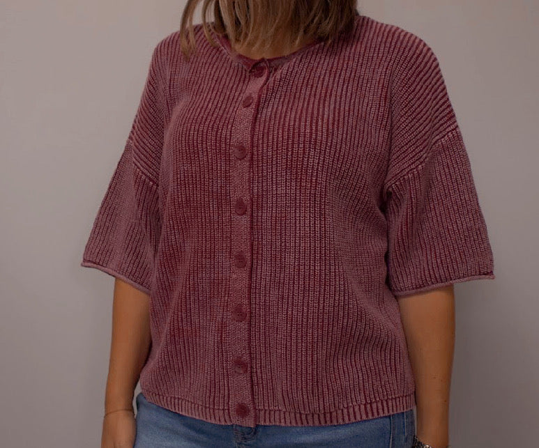 Merci Ribbed Cardigan