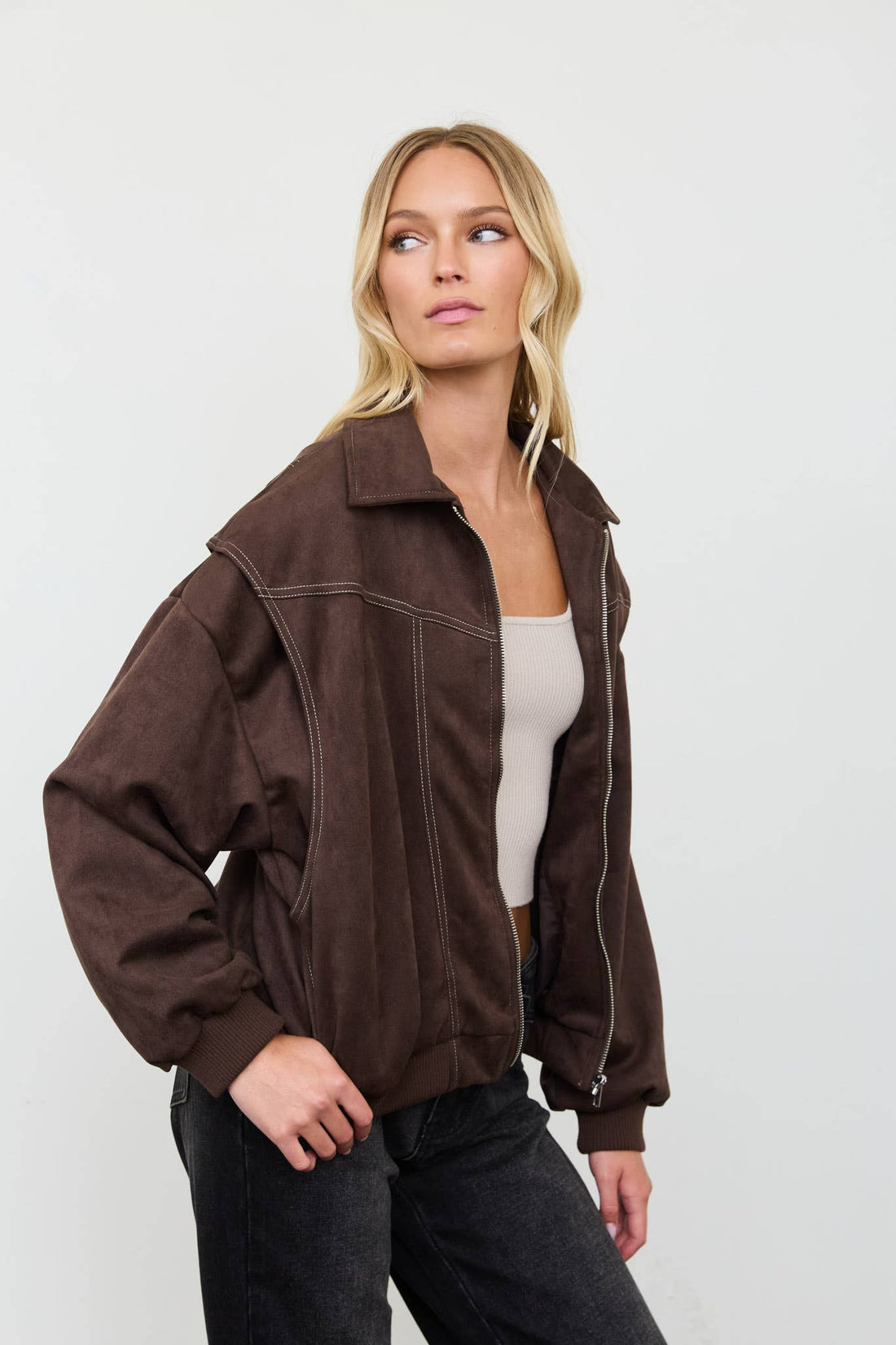 Thea Boxy Bomber Jacket