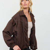 Thea Boxy Bomber Jacket