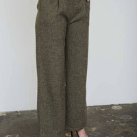 Cora Wide Leg Tweed Pants