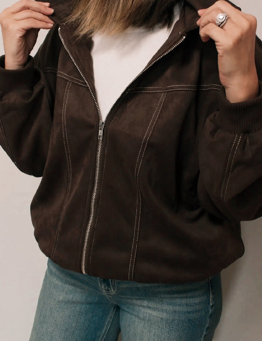 Thea Boxy Bomber Jacket