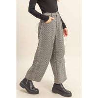 Benji Patterned Barrel Pants