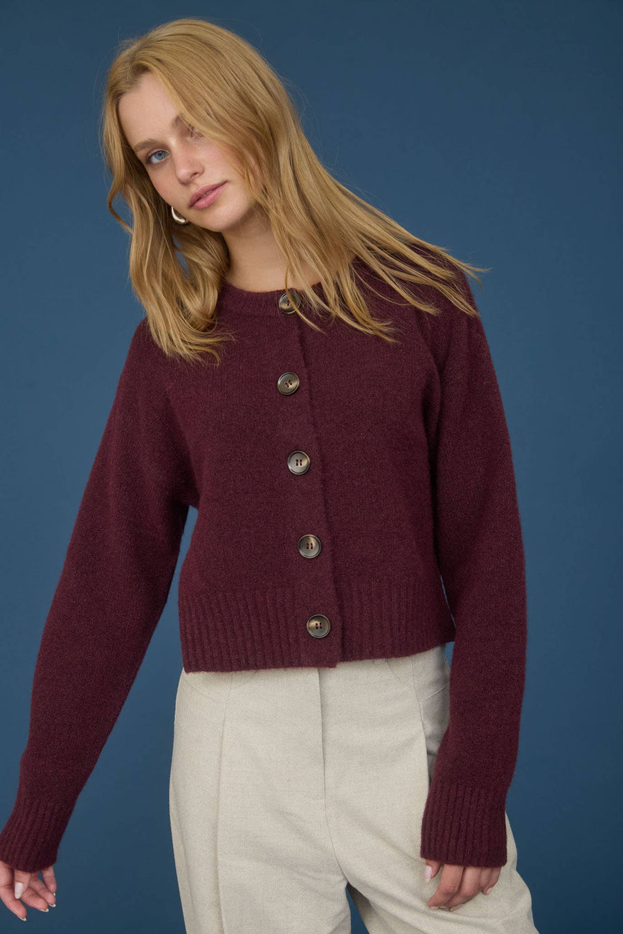 Ruby Side Slit Cardigan