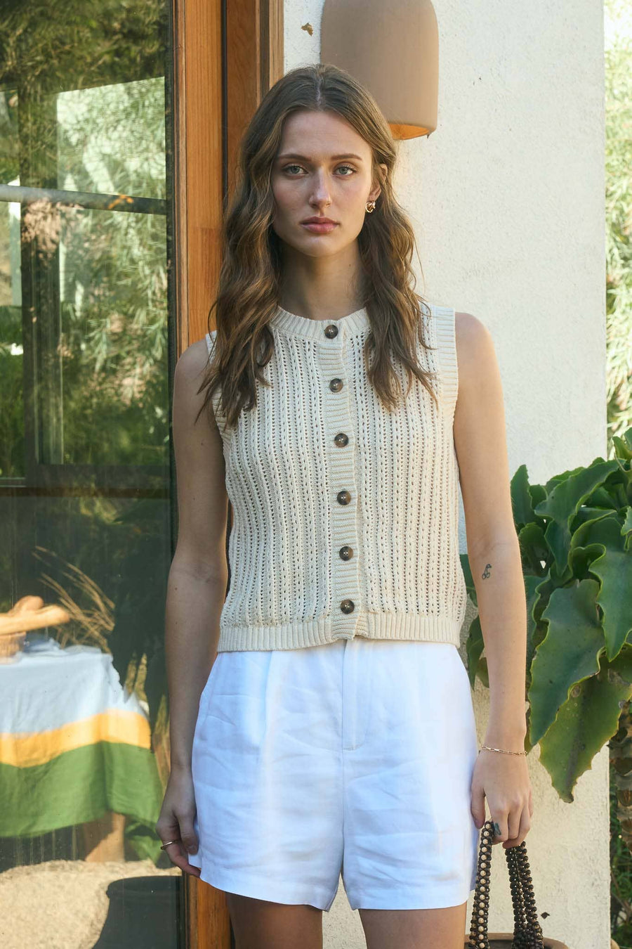 Bianca Crew Knit Vest