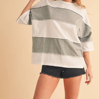 Polly Color Block Tee