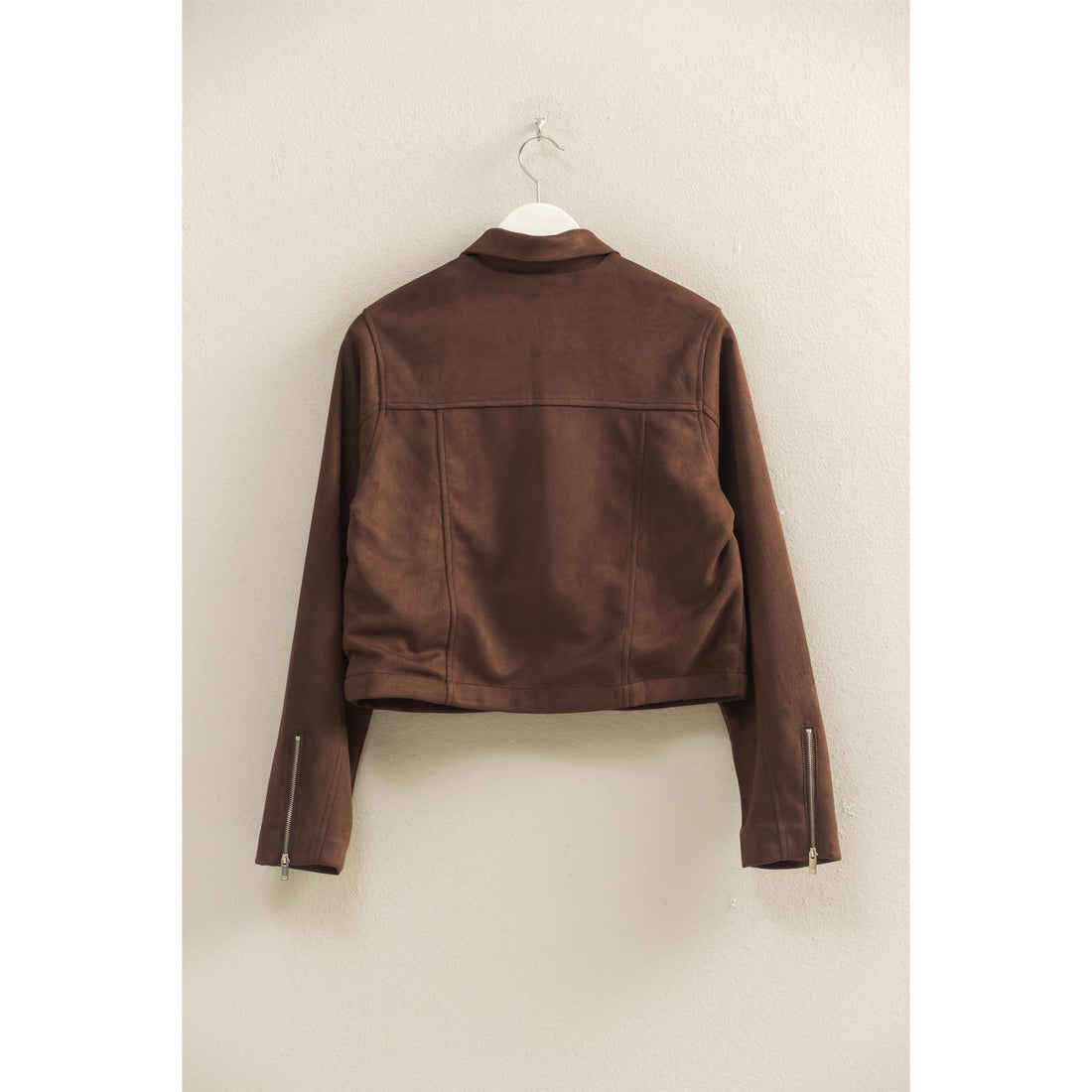 Tobari Suede Effect Jacket