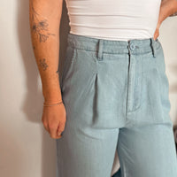 Soft Breeze Chambray Wide Leg Pant