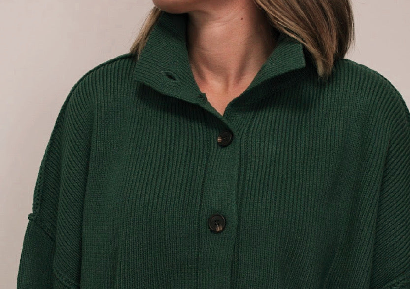 Keesha High Neck Cardigan