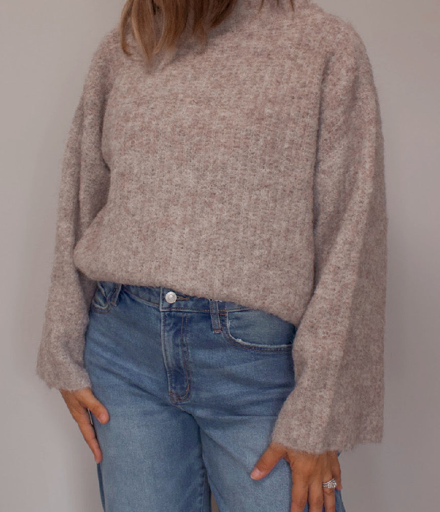 Lila Fuzzy  Knit Cardigan