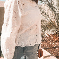 Harlow Embroidery Button Down