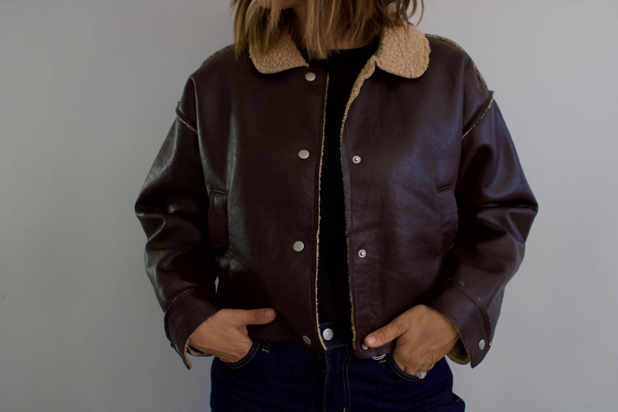 Bolter Faux Leather Jacket