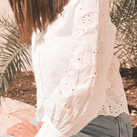 Harlow Embroidery Button Down