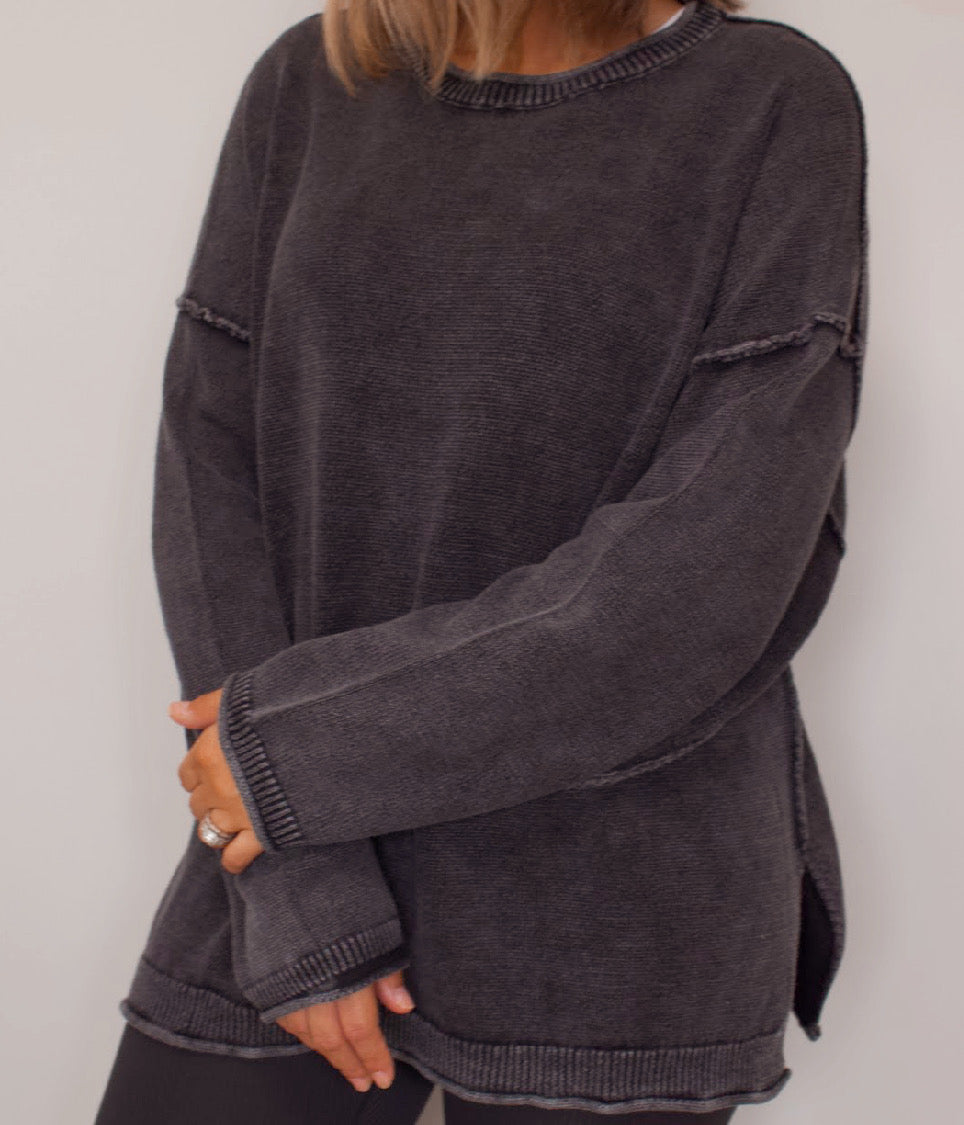 Andi Washed Crew Neck