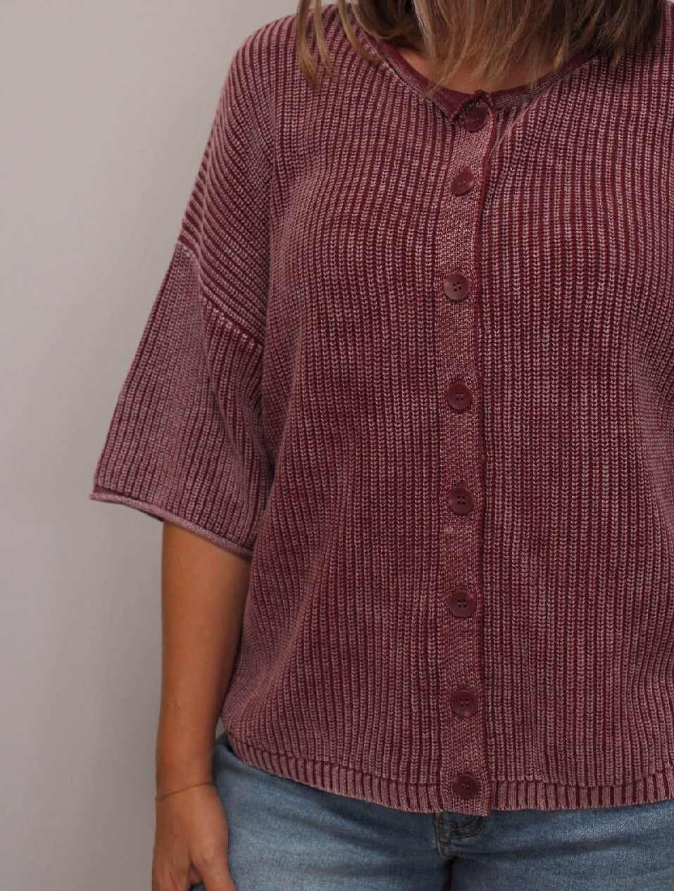 Merci Ribbed Cardigan