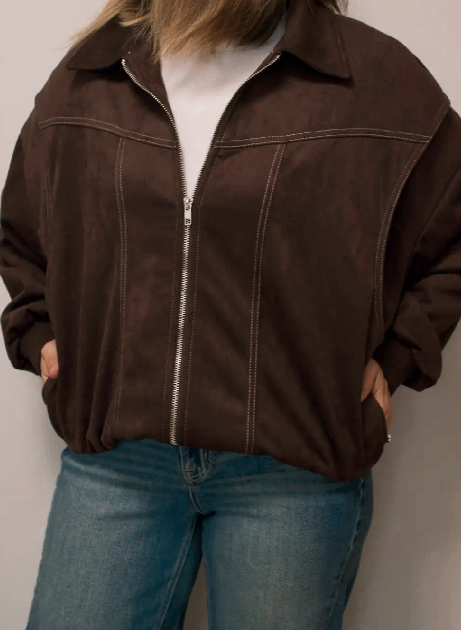 Thea Boxy Bomber Jacket