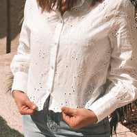 Harlow Embroidery Button Down