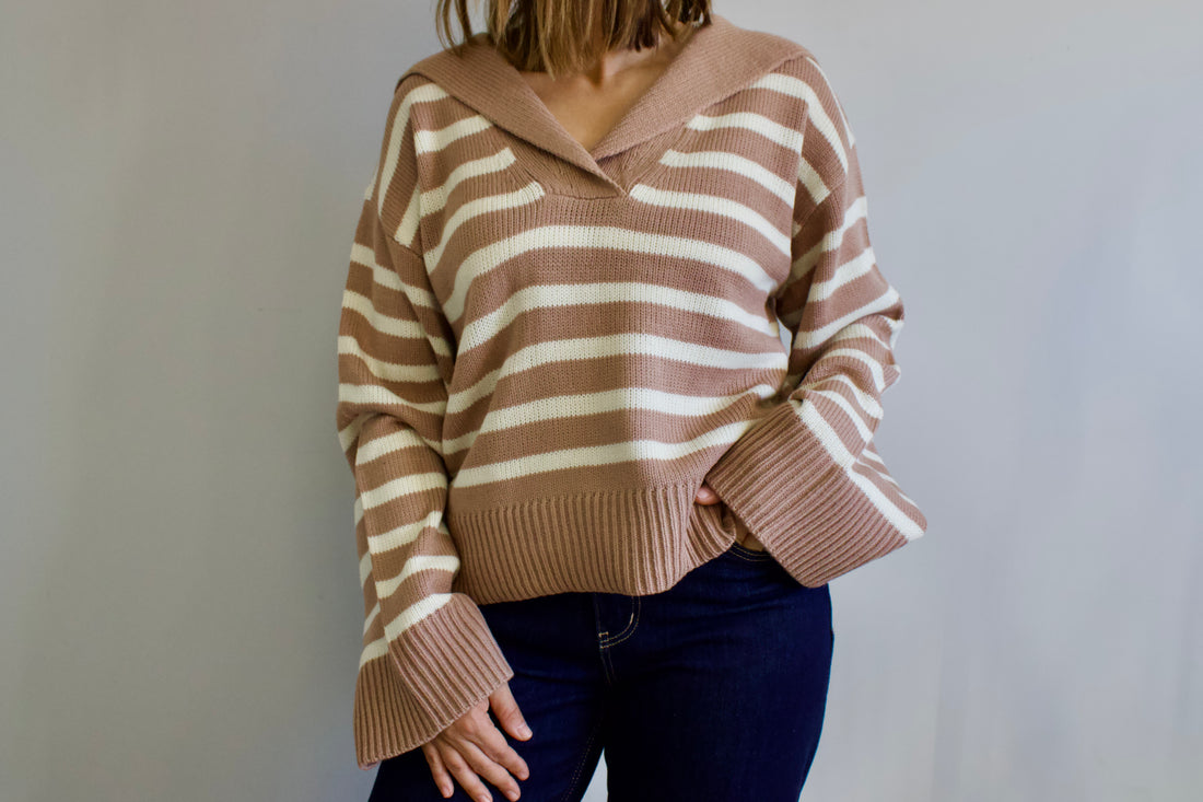 Saylor Striped Sweater