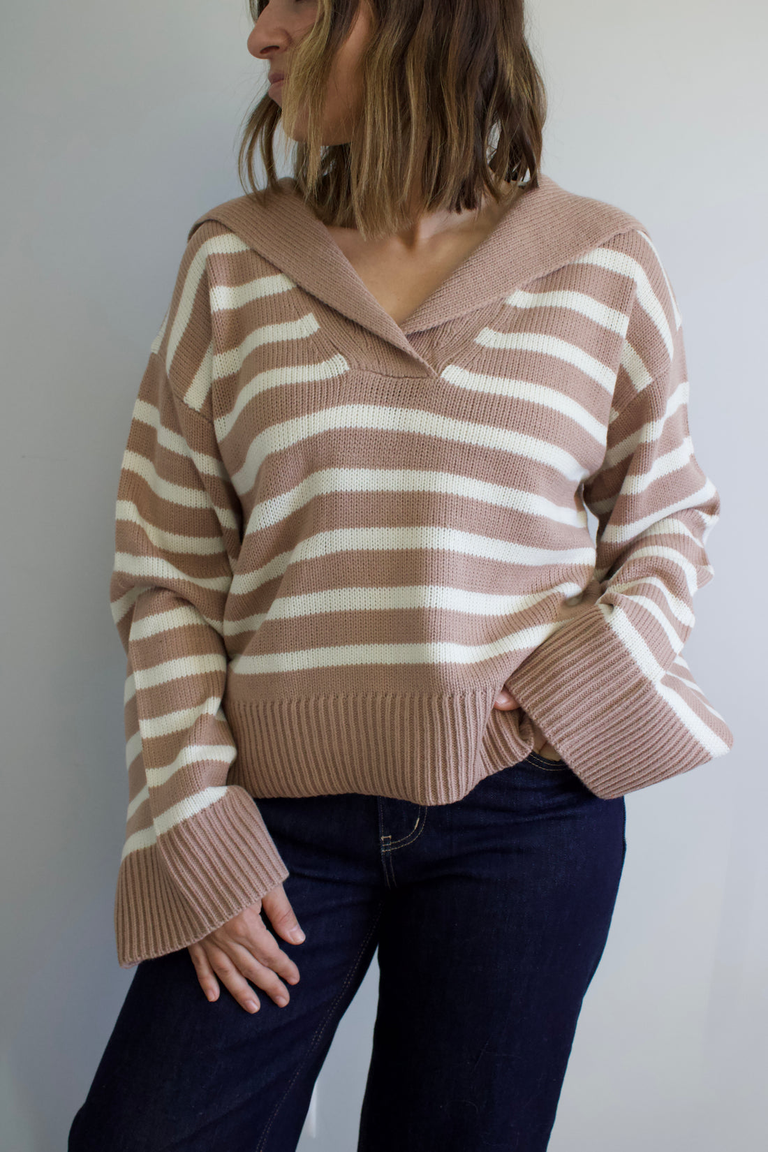 Saylor Striped Sweater