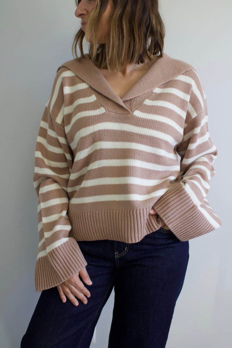 Saylor Striped Sweater