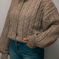 Leni Cable Knit Cardigan