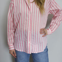 Monica Striped Button Down