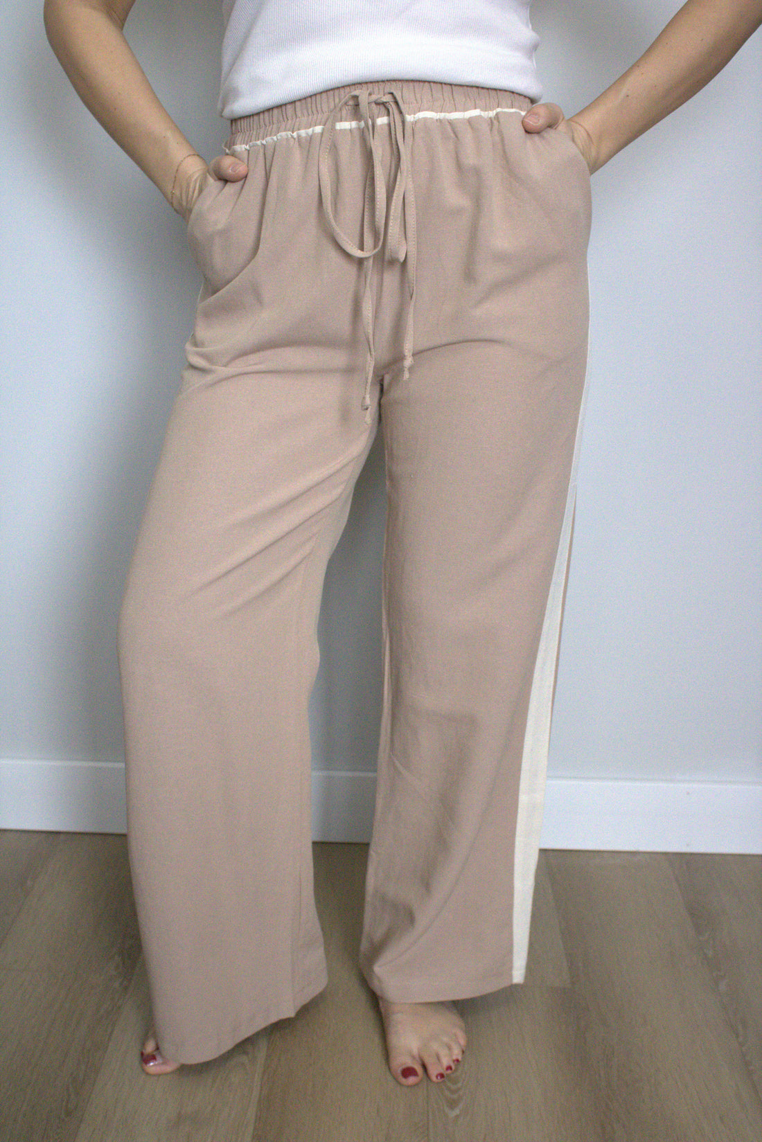 Emmy Side-Striped Track Pant