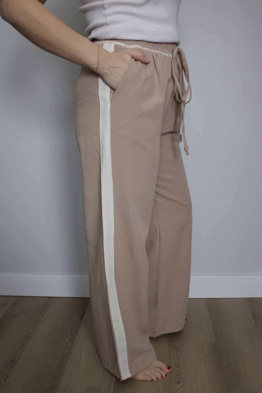 Emmy Side-Striped Track Pant
