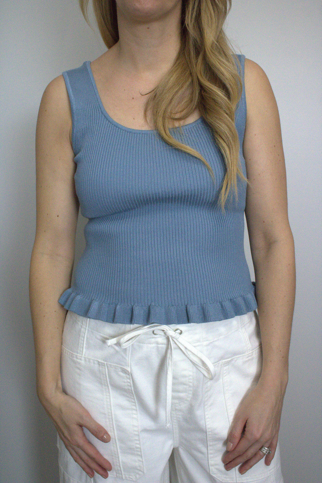 Greta Lettuce Hem Tank