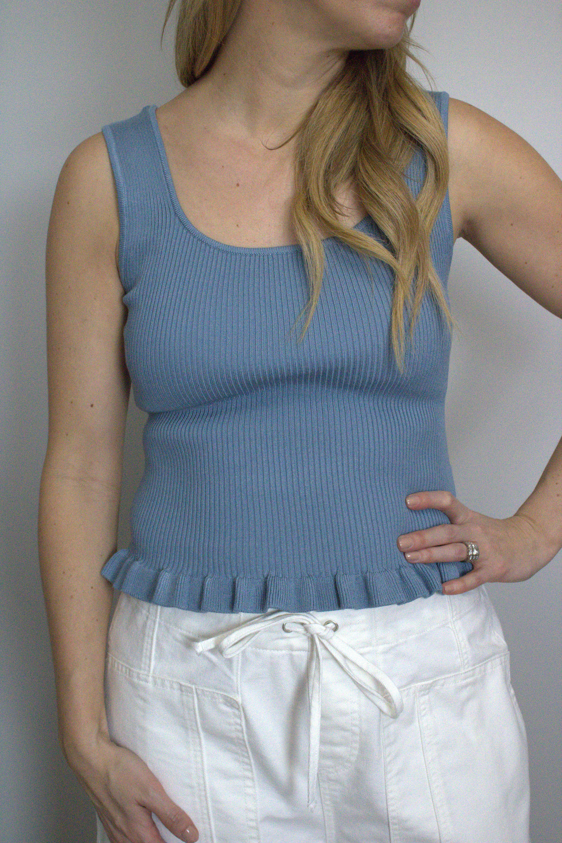 Greta Lettuce Hem Tank