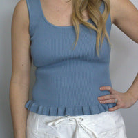 Greta Lettuce Hem Tank