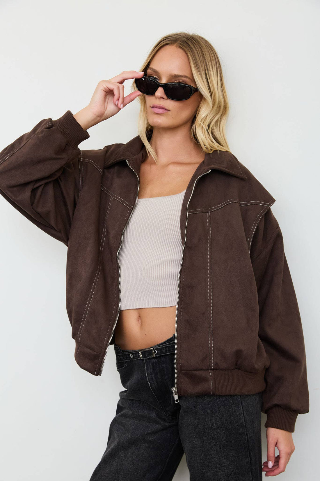 Thea Boxy Bomber Jacket