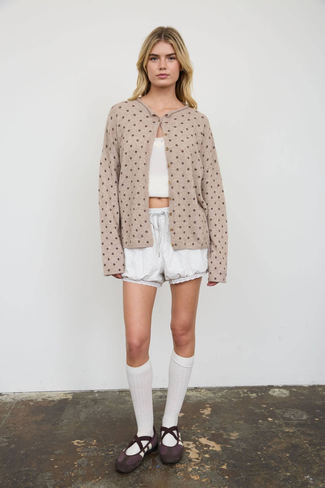 Mable Polka Dot Cardigan