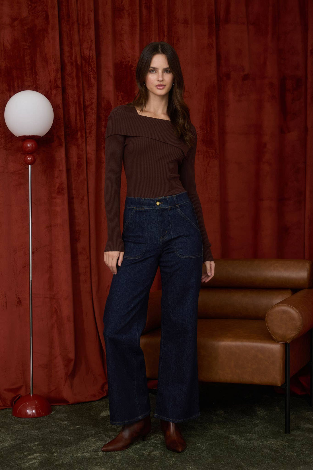 Aurora Fold Over Sweater