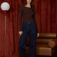 Aurora Fold Over Sweater