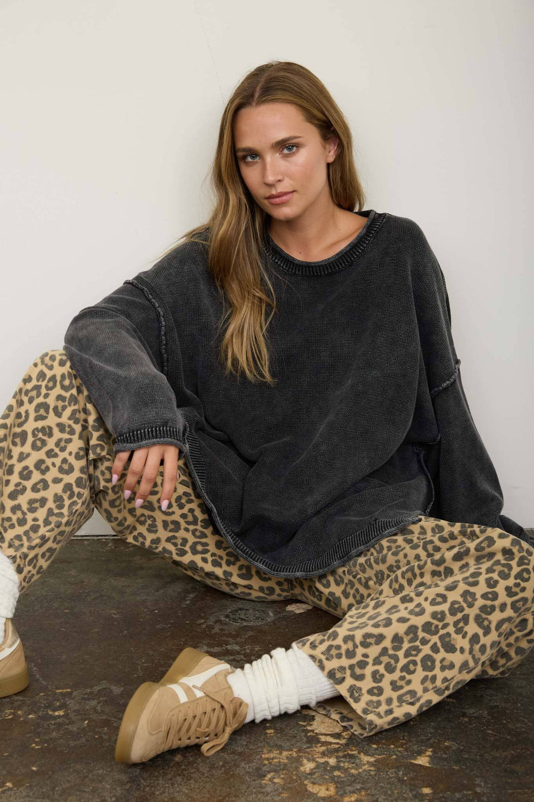 Andi Washed Crew Neck